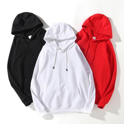 China Custom Printing Embroidery Logo High Quality Warm Wholesale Men's Cotton Hoodies Anti-shrink Pullover for sale