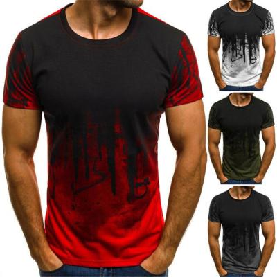 China New Muscle Gyms Fitness Sportswear Breathable T Shirt Bodybuilding Men's QUICK DRY Quick Dry Short T-Shirt Plus Size Mens T Shirt for sale