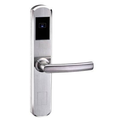 China RFID Stainless Steel Aluminum Alloy Case Electronic Card Key Security Door Handle Lock for sale