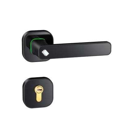 China Hotel card stainless steel keyless door handle lock split door lock rfid keyless door locks for hotels for sale