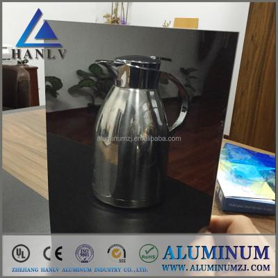 China High Reflective Decoration 3003 Bright Polished Aluminum Mirror Sheet For Reflector for sale