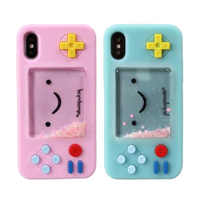 China Lovely Quicksand Games Console Case For iPhone 12 pro 11 Max XR XS 7 8 Plus Se 6 6S 12 Cartoon Silicone Case Soft Cover 2020 for sale