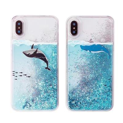 China Phone Back Cover Liquid Sand Case For Huawei Xiaomi Samsung OPPO VIVO Cases For Girls Quicksand Liquid Glitter Case Cover for sale