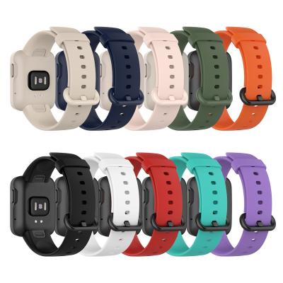 China Rubber Silicone MI Watch Lite Band For Redmi Smart Watch Strap Accessory Wrist Strap For Redmi MI Watch Band for sale