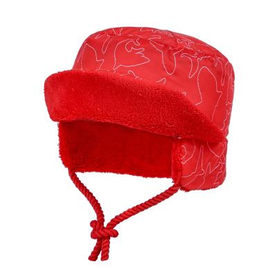 China breathable & Wholesale Waterproof Baby Fleece Kaavie Bucket Pattern Baby Toddler Winter Warm Hat for sale