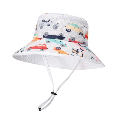 China Character Baby Sun Hat Sun Hat Summer Beach Bucket Hat Toddler Kids Toddler Girl Boy Newborn 0-4 Years for sale