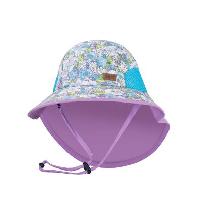 China Cute Outdoor Travel Toddler Summer Sun Bucket Hat Sun Bucket Hat Infant Baby Beach Hat For Girls for sale