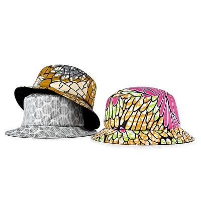 China Headwear 2022 Wholesale Unisex Adult Kids Custom Cotton Bucket Hats Designer Summer Logo Fisherman Print Bucket Hats for sale