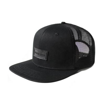 China Guangzhou JOINT custom rubber patch lgo snapback trucker hats mesh for sale