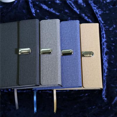 China High Quality MAGNET A5 PU Leather Notebook Hard Cover Book Diary Diary With Magnetic Buckle for sale