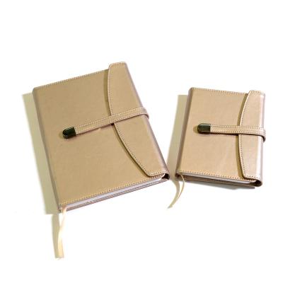 China Wholesale Custom Printing PU Leather Coated Hardcover Journal A5 Notebook for sale