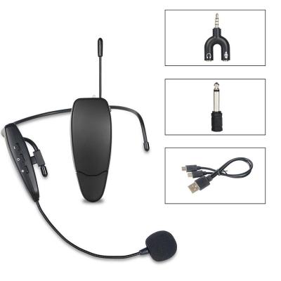 China Headset Microphone Mini Wireless MIC External Power Supply Ear Mounted Microphone 2.4G UHF System for sale