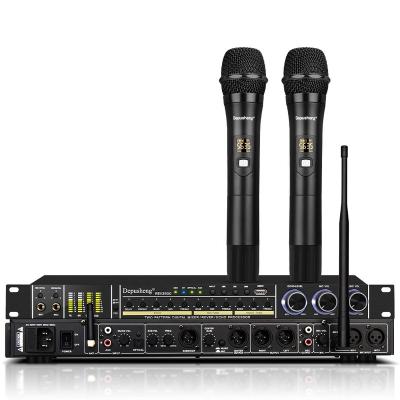 China OEM Depusheng REV3900 Professional Karaoke Digital Audio Effects Processor Sing 2 With Dual Microphones for sale