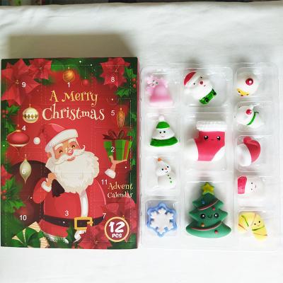 China LOVE'N LV772T Silicone Noise Calendar Christmas Push Bubble Bubble Sensory Toys Stir Advent Calendar for sale