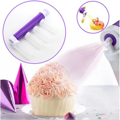 China LOVE'N LV216A New Viable Cake Manual Cake Spray Gun Cake Spray Tube Baking Coloring Baking Tool for sale