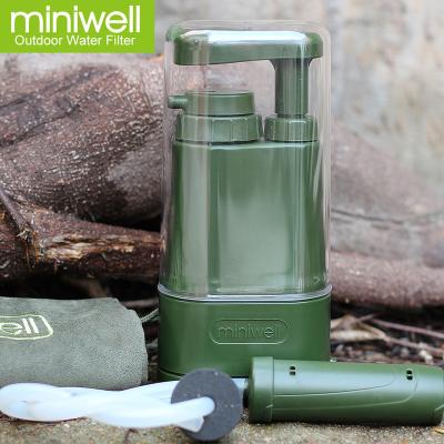 China Portable Emergency Water Purifier For Camping Disaster Preparedness Equipment Personal Water Filter L610 for sale