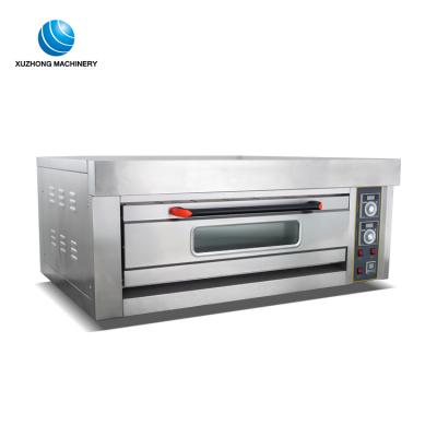 China Hot selling commercial 1-Deck 2-Tray deck oven bread baking toaster oven price for sale