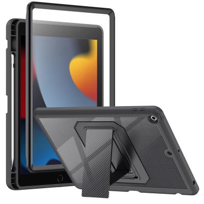 China For iPad Popular 9th Gen Amazon Tablet Case Rugged Cover For 10.2 Inch iPad Full Protective Case With Screen Protector for sale