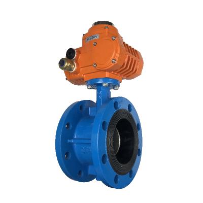 China General High Quality Stainless Steel Gate Dust Cast Iron Wafer Electric Butterfly Valve for sale