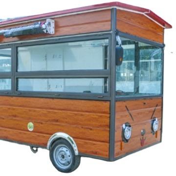 China Promotional Mobile Caravan Trailers Chinese Bakery Food Cart For Buffet for sale