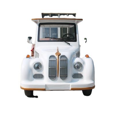 China High quality hot sale 14 seater electric sightseeing car / electric classic car with metal frame G-Golf14 for sale