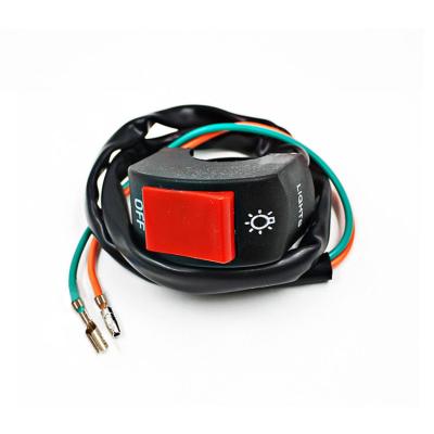 China Car Boat Motorcycle Headlight Switch Handlebar Inverter With Top Off Push Button for sale