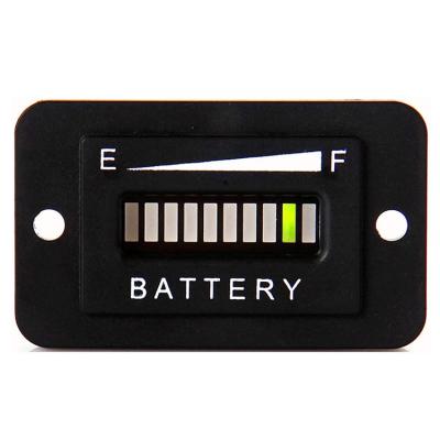 China ABS+Metal 48V Golf Cart Club Cart LED Battery Capacity Indicator Battery Meter for sale