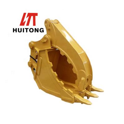 China Excavator Attachment Excavator Hydraulic Thumb Bucket Factory Supply Grab Bucket With Thumb For 1-20T Excavator for sale