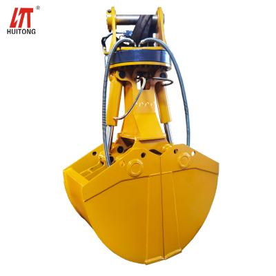 China Backhoe Loader Bucket Clamshell Bucket PC220 CAT220 SK220 DH220 Excavator Top Block Loading Bucket for sale