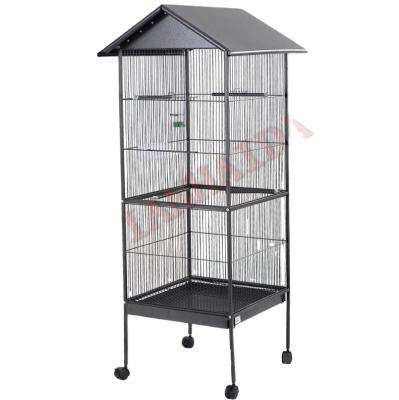 China Large Breathable Folding Wire Mesh Parrot Breeding Birdcage Cage for sale