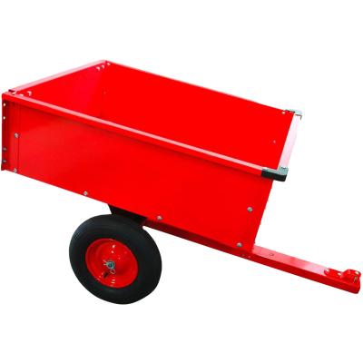 China Tipping Garden Outdoor Yard UTV ATV Quad Dump Heavy Duty Steel Utility Trailer for sale