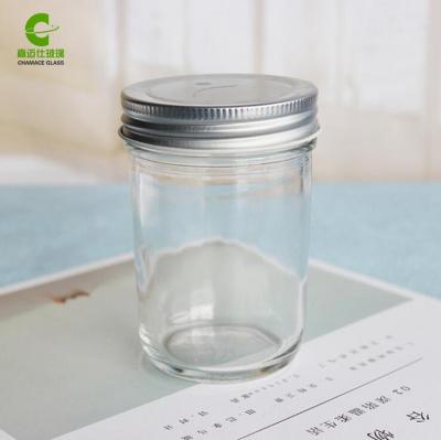 China Wholesale Glass Mason Jars 250ml, 8oz Wide Mouth Bath Salt Glass Mason Jar for sale