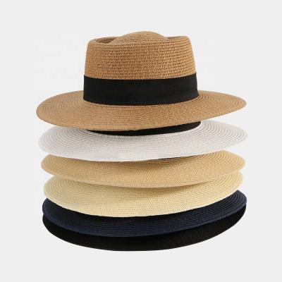 China Wholesale Character Dongkuan Summer And Spring Women Hats Fashion Leisure Panama Straw Boater Hat for sale