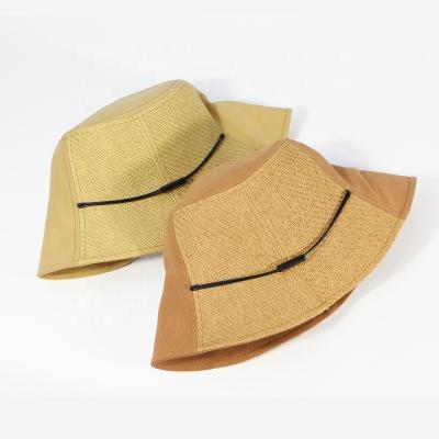 China Wholesale Character Dongkuan Cotton And Korean Style Designer Paper Fisherman Hat Bucket Hats For Women Sun Hat for sale