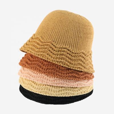 China Wholesale Custom Women Straw Hat Summer Polyester Fashion Character Dongkuan Leisure Sun Hat for sale