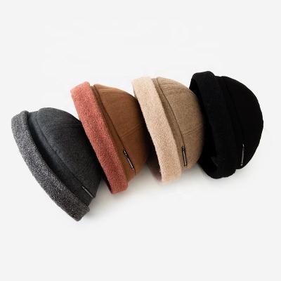 China Wholesale JOINT Dongkuan Design Wool Thermal Winter Cotton Classic Hats Covers Beanie Round Men Winter Hat for sale