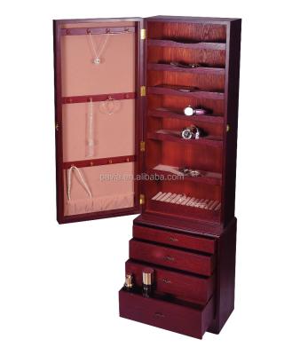 China China Antique Large Multifunctional Wooden Jewelry Storage Cabinet for sale