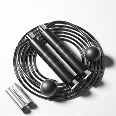 China Fast Speed ​​Fitness Workout Jump Rope Handle Steel Wire Adjustable Speed ​​Weighted Jump Rope High Quality for sale