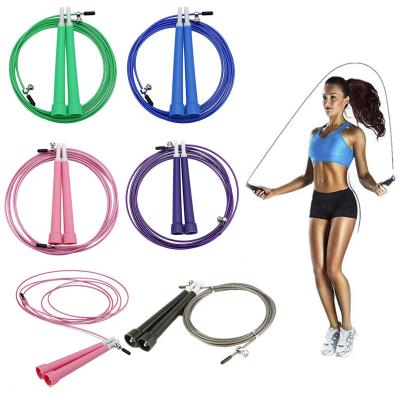 China Cheap Price Durable 3M Adjustable Steel Cable Wire Speed ​​Jump Rope For Fitness for sale