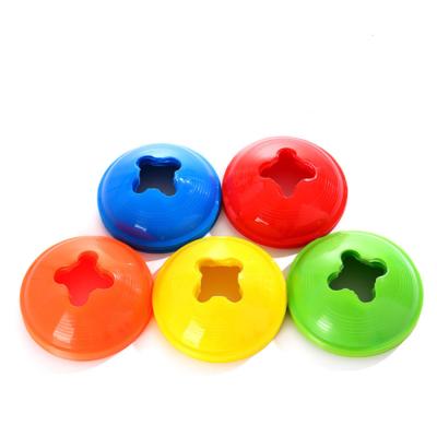 China Durable Wholesale Disc Cone With Cross Pattern On Top Football Training Agility Cones for sale