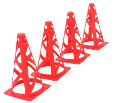 China Factory Direct Sales Durable 23cm Cone Cavity Marker Cones For Soccer Training Agility Equipment Motorcycle Trai for sale