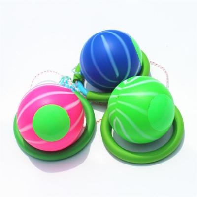 China Sports Toy Factory Wholesale Family Toys Gym Ball Jumping Ring Children Ankle Skip Ball Swing Ball for sale