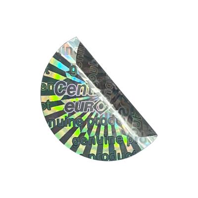 China Anti-Counterfeit Custom Make Label Holographic Sticker Security Custom Hologram Sticker Label for sale