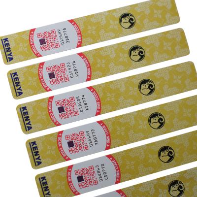 China Custom High Quality Tape Anti-Counterfeit Seal Security Sticker Security Seal Sticker for sale