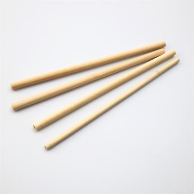 China Traditional Hot Sale Eco Friendly Organic Wooden Drinking Wholesale Disposable Bamboo Straw for sale