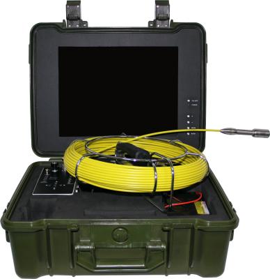 China wopson Sewer Drain CCTV Pipe Inspection Camera with 15 inch monitor for sale