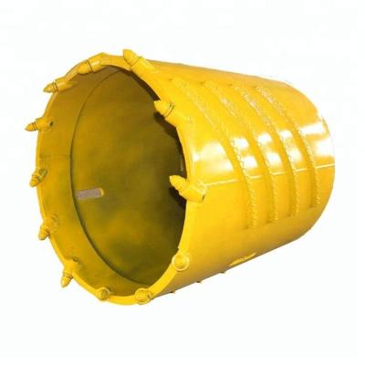 China Medium Weathered Pile Drilling Rig Tools Diamond Core Diamond Core Bore Drilling Bits Cores Barrel With Bullet Teeth Roller Bits for sale