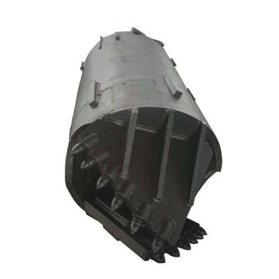 China Clay Construction Machine Open Type Rock Drilling Bucket For Digging Hole for sale