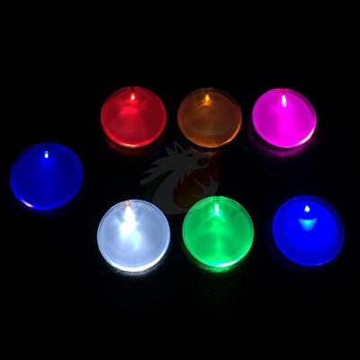 China Custom Acrylic Flashing LED Button Flasher Badge For Night School Party Decoration LED Plastic Safety Pin Badge for sale