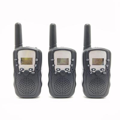 China With Lamp Handheld Mini Walkie Talkies for Kids 22 Channels for 2021 Outdoor Christmas Birthday Party Decorations Mini Walkie Talkie for sale